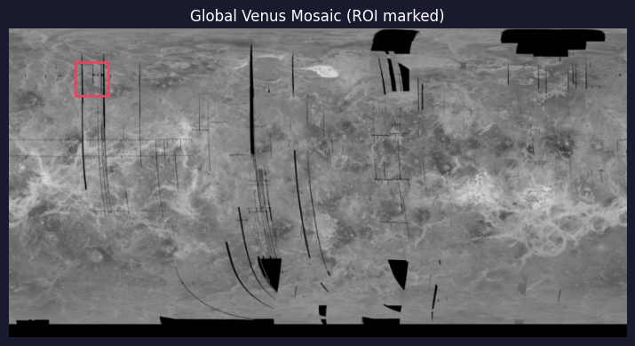 Global view with ROI